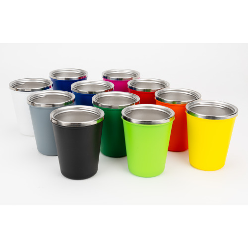 Kubek termiczny 350 ml z powłoką z recyklingu METODY Szary 8496207 (15)