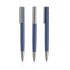 Aluminiowy długopis z gumowym wykończeniem / Rubal Granatowy IP13158565  thumbnail