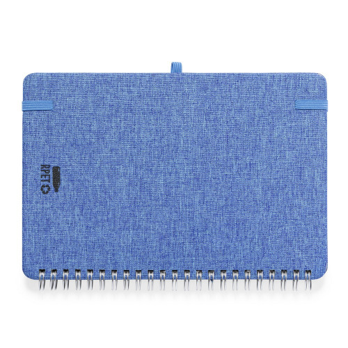 Notatnik RPET ok. A5, stojak na telefon, stojak na tablet niebieski V0594-11 (7)