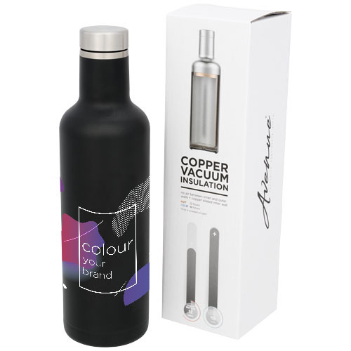 Butelka Pinto z izolacją próżniowo miedzianą Czarny 10051700 (1)