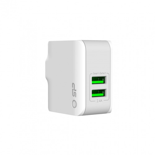 Ładowarka sieciowa Boost Charger (UK, AU, EU) WC102P Silicon Power Biały EG819606 (2)