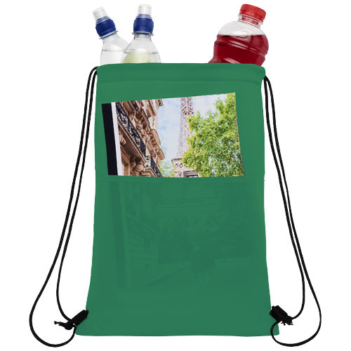 Torba chłodząca na 12 puszek Oriole ściągana sznurkiem Zielony 12049561 (4)