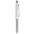 Długopis Stylus Shine+rysik Biały / pomarańczowy LT87794-N0126 (1) thumbnail