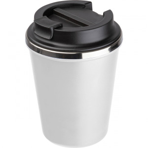 Kubek termiczny 350 ml z powłoką z recyklingu METODY Biały