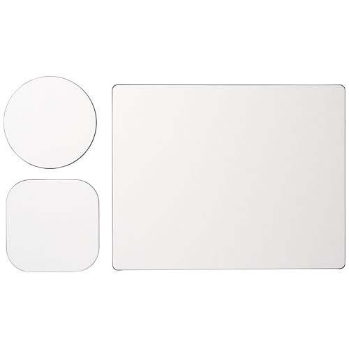 Podkładka pod mysz Brite-Mat® w zestawie z podkładkami pod kubek combo 1 Czarny 21052600 (1)