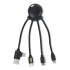 4009| Xoopar Eco Octopus Kabel do ładowania Ocean Bound Plastic Czarny LT41023-N0002 (1) thumbnail