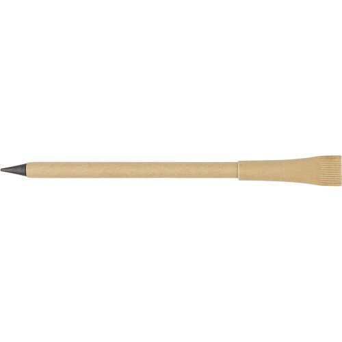 Ołówek z papieru z recyklingu brązowy V0285-16 (3)