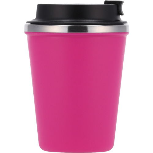 Kubek termiczny 350 ml z powłoką z recyklingu METODY Różowy 8496211 (2)