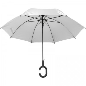 Parasol automatyczny ø103 cm ALEKSANDRA Biały