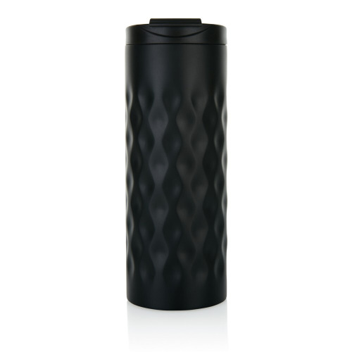 Geometryczny kubek termiczny 350 ml Czarny P432.011 