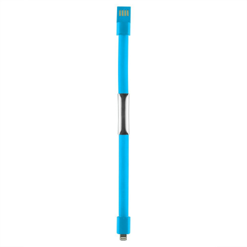 Opaska na rękę, bransoletka, kabel do ładowania i synchronizacji Niebieski V0331-11 (4)