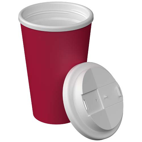 Kubek termiczny Americano® Infiniti o pojemności 350 ml z pokrywką zapobiegającą rozlewaniu się napoju Burgundowy 21090522 (3)