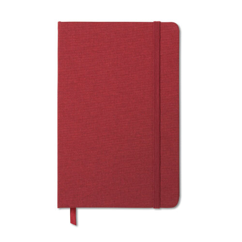 Notatnik w tekstylnej oprawie czerwony MO9046-05 (4)