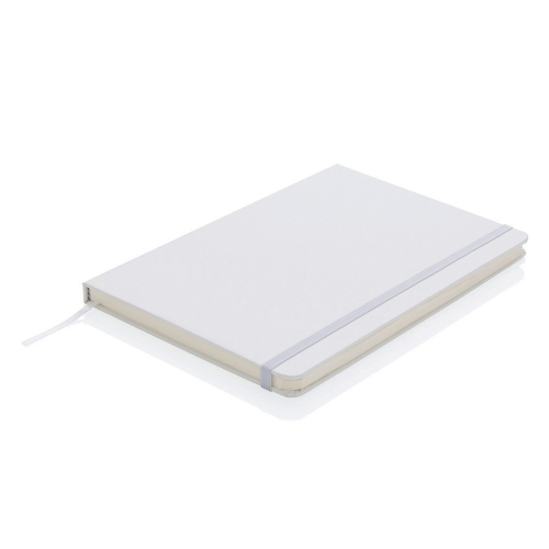 Notatnik A5 (kartki w linie) biały V2710-02 (1)