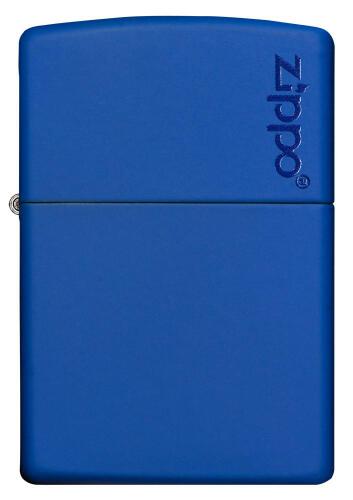 Zapalniczka Zippo Classic z logo Royal Blue Matte ZIP60001205 (1)