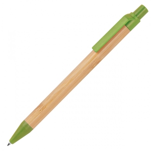 Długopis bambusowy Halle zielony