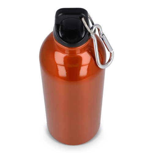 Butelka jednościenna ze stali nierdzewnej pochodzącej z recyklingu, 500 ml Pomarańczowy LT98693-N0026 (5)