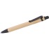Bambusowy długopis czarny V1336-03  thumbnail