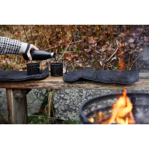 Butelka ze stali NILS 12/24H 0,5 L, czarny Czarny 5017707- (17)