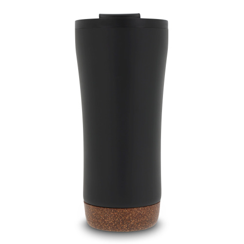Kubek o podwójnych ściankach z korkową podstawą 480ml Czarny LT98848-N0002 (3)