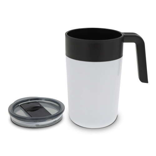 Kubek do kawy o podwójnych ściankach 400ml Biały LT98834-N0001 (2)