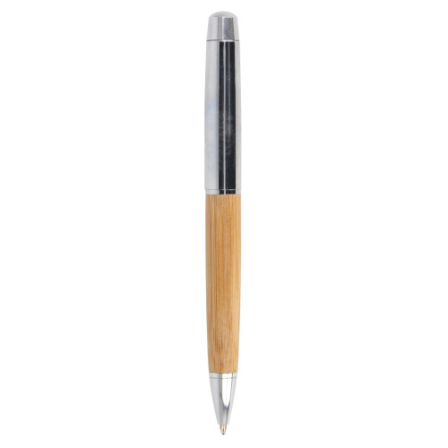 Metalowy bambusowy długopis w tubie Naturalny LT82172-N0094 (5)