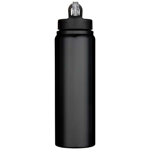 Fitz jednościenna butelka na wodę o pojemności 800 ml wykonana ze stali nierdzewnej z recyklingu z certyfikatem RCS Czarny 10087090 (2)