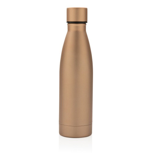 Próżniowa butelka sportowa 500 ml, stal nierdzewna z recyklingu brown P433.278 (1)