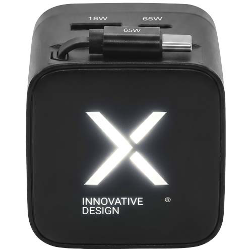 Adapter podróżny SCX.design T21 65 W Czarny 1PX23890 (2)