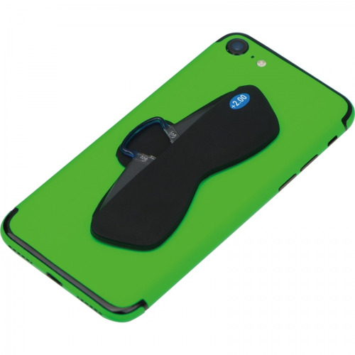 Okulary +2.00 z etui do smartfona CESARE Czarny 5075503 (2)