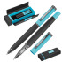 Zestaw piśmienny długopis i pióro kulkowe REGINALD Jasnoniebieski 1539824  thumbnail