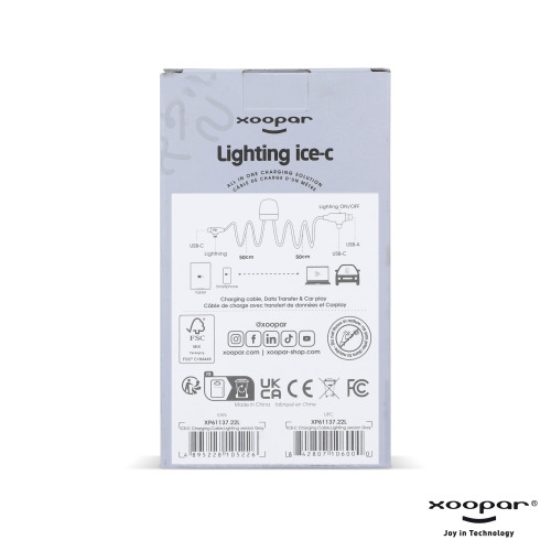 Kabel Xoopar Lighting ICE-C Szary LT41019-N0061 (2)