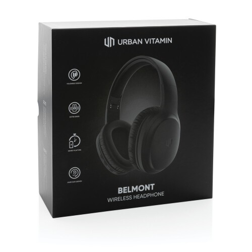 Bezprzewodowe słuchawki nauszne Urban Vitamin Belmond czarny P329.761 (15)