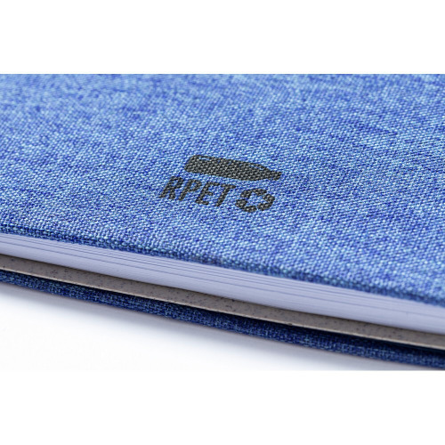 Notatnik RPET ok. A5, stojak na telefon, stojak na tablet Niebieski V0594-11 (2)