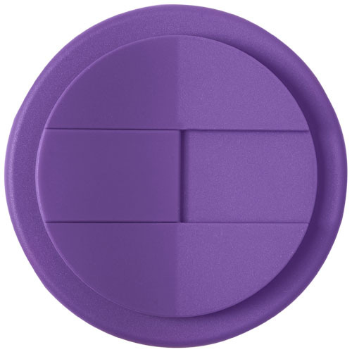 Kubek Americano® Eco z recyklingu o pojemności 350 ml z pokrywą odporną na zalanie Fioletowy 21042506 (3)