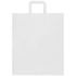 Kraft torba papierowa 80–90 g/m2 z płaskimi uchwytami — 32 x 17 x 39 cm Biały 1PQ01101 (1) thumbnail