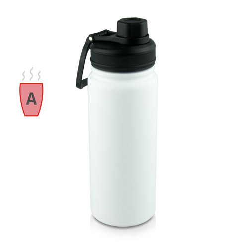 Butelka termiczna 600 ml Air Gifts, składany uchwyt biały V6975-02 (9)