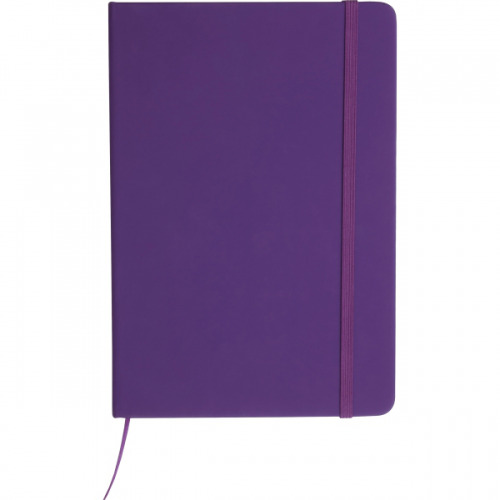 Notatnik A5 w linie z materiałów z recyklingu DOMINIK Fioletowy 2526112 (3)
