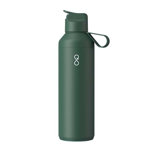 Bidon Ocean Bottle Peak GO 710 ml z recyklingowanej stali nierdzewnej Leśny zielony 10094064 