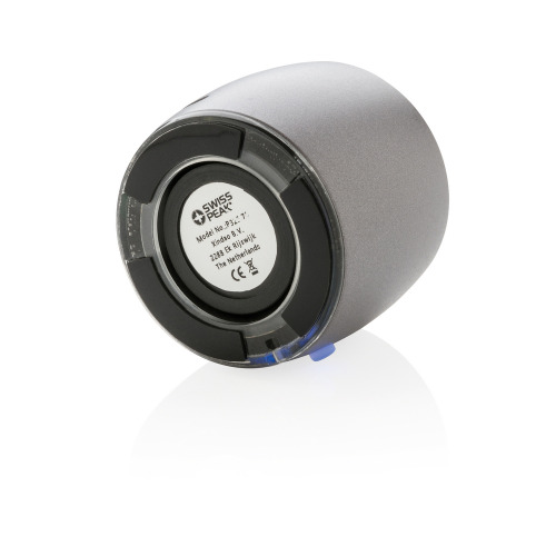 Basowy głośnik bezprzewodowy 3W Swiss Peak Szary P326.781 (6)