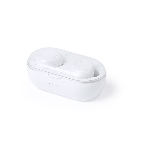 Bezprzewodowe słuchawki douszne biały V8386-02 (1)