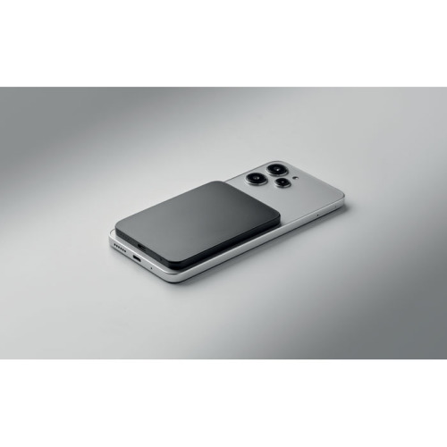 Smukły magnetyczny powerbank 20W Czarny MO3178-03 (2)