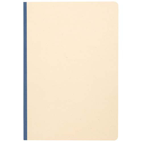 Liliana notatnik A5 z trzciny cukrowej z miękką okładką z RPET Błękit oceanu 10612552 (2)