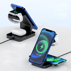 2708 | Xoopar Icon 3 in 1 Magnetic Wireless charger