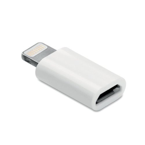 Adapter Micro USB Biały MO9167-06 