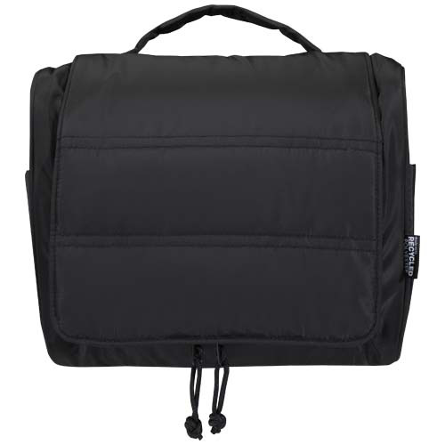 Puffer kosmetyczka na pasku o pojemności 8 l z recyklingu z certyfikatem GRS Czarny 13011790 (2)