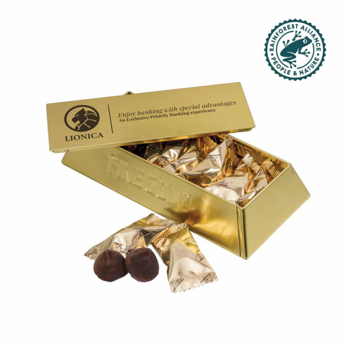 Bombonierka puszka Złota Sztaba Wielokolorowy S0196C 