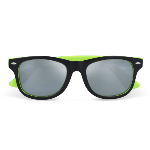 Okulary przeciwsłoneczne Tate z lustrzanymi soczewkami UV400 Jasnozielony LT86736-N0032 (2)