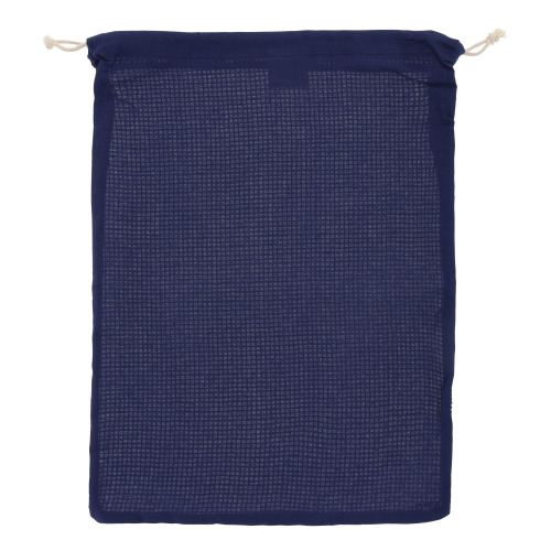 Bawełniana torba wielokrotnego użytku na żywność OEKO-TEX® 30x40cm Ciemnoniebieski LT95209-N0010 