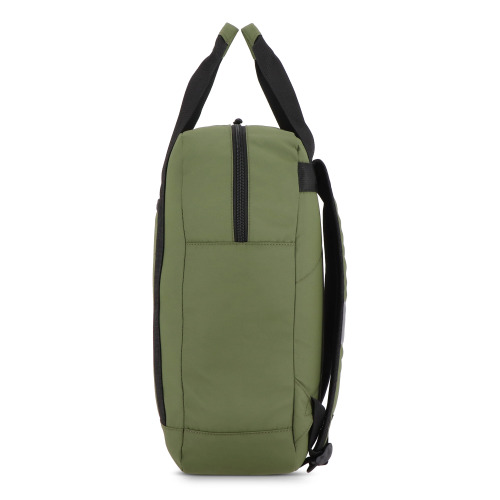 Plecak z powłoką PU, wykonany z materiału R-PET 600D, 27,5 x 12 x 37,5 cm, 12 l Oliwkowa zieleń LT95362-N0043 (4)
